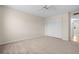 Bedroom with neutral carpet and ceiling fan at 381 S Mcmullen Booth Rd # 72, Clearwater, FL 33759
