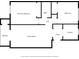 Layout featuring a balcony, living room, primary bedroom, bathroom, hall, foyer, kitchen, and an additional bedroom at 381 S Mcmullen Booth Rd # 72, Clearwater, FL 33759