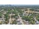 Birds eye view of the neighborhood with lots of mature trees and close to the ball field at 3906 N Ola Ave, Tampa, FL 33603