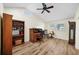 Study room including a wooden desk, bookcase and new flooring at 430 44Th Ne Ave, St Petersburg, FL 33703