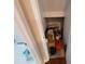 Neatly organized storage closet with shelves and room for household essentials at 4633 White Bay Cir, Wesley Chapel, FL 33545