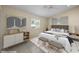 Bedroom showcasing a comfortable bed, stylish decor, and natural light at 5290 White Sand Ne Cir, St Petersburg, FL 33703