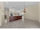 Spacious kitchen with a large island, offering ample counter space and perfect for casual dining and entertaining at 5290 White Sand Ne Cir, St Petersburg, FL 33703