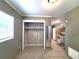 An open floor plan featuring a living room and kitchen at 5401 E 14Th Ave, Tampa, FL 33619