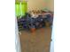 Functional secondary bedroom with a loft bed and storage, perfect for  at 5443 Tangerine Dr, New Port Richey, FL 34652