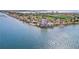 Stunning aerial view of waterfront condos, golf course, and serene blue water at 6265 Sun Blvd # 805, St Petersburg, FL 33715