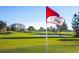 Scenic view of the Isla Del Sol Yacht and Country Club golf course with a lake and a building in the background at 6265 Sun Blvd # 805, St Petersburg, FL 33715