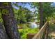 An excellent view of the yard by the canal at 7050 Jenner Ave, New Port Richey, FL 34655
