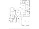 Detailed floor plan showcasing the layout of the home's rooms, dimensions, and spatial relationships within the property at 7314 Hunt Club Ln, Seminole, FL 33776