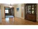 Bright dining room featuring hardwood floors and a view into another room at 7336 20Th N St, St Petersburg, FL 33702