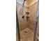Walk in shower with updated tile and accessibility hand rails at 7336 20Th N St, St Petersburg, FL 33702