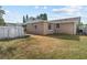 Spacious backyard featuring a pool, offering a perfect space for outdoor enjoyment and entertainment at 9218 Glen Moor Ln, Port Richey, FL 34668
