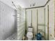 Bathroom renovation featuring a modern glass block shower at 1025 Boca Ciega Isle Dr, St Pete Beach, FL 33706