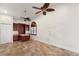 Home office featuring built-in desk and shelves at 11910 Keating Dr, Tampa, FL 33626