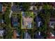 Aerial view highlighting the home's position within its suburban neighborhood at 14073 Jennifer Ter, Largo, FL 33774