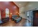 Bedroom featuring hardwood floors, vaulted ceilings, and a sitting area at 14073 Jennifer Ter, Largo, FL 33774