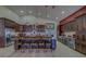 Stunning kitchen features a large center island with bar stool seating, ample cabinets, and modern appliances at 14073 Jennifer Ter, Largo, FL 33774