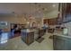 Beautiful kitchen featuring a large island, stainless steel appliances, and open floorplan at 14073 Jennifer Ter, Largo, FL 33774