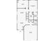 A detailed floorplan highlighting the kitchen, bedrooms, bathrooms, and living areas at 1506 Lenton Rose Ct, Trinity, FL 34655