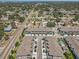 Extensive aerial view showcases new development among single Gathering homes in a vibrant community at 1510 Blue Sea St, Clearwater, FL 33756