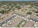 Aerial view featuring the community and a pool in the neighboring community at 1510 Blue Sea St, Clearwater, FL 33756