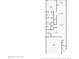 First floor layout of a single-Gathering home showing the bedrooms, living spaces, bathrooms and garage at 1510 Blue Sea St, Clearwater, FL 33756