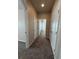Hallway features neutral walls and carpeting, leading to additional rooms within the home at 1530 Villa Capri Cir # 302, Odessa, FL 33556