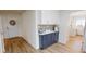 Pantry area features custom cabinets and counter space at 1849 Del Robles Dr, Clearwater, FL 33764