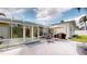 A covered patio area with outdoor furniture enhances the property's appeal at 1849 Del Robles Dr, Clearwater, FL 33764