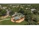Expansive playground featuring sunshades and inclusive play equipment, nestled amongst mature trees and greenery at 21590 Violet Periwinkle Dr, Land O Lakes, FL 34637