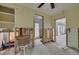 Living room under renovation, displaying access to different areas of the house at 219 Miramar Ne Blvd, St Petersburg, FL 33704