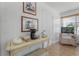 Charming living area with a coffee station and a wicker table, providing a cozy atmosphere at 2613 Upton S St, Gulfport, FL 33711