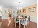 Elegant dining room showcasing a chandelier, classic decor, and ample space for entertaining at 3309 Westmoreland Dr, Tampa, FL 33618