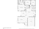 Detailed floor plan of the house showing the layout of rooms, including bedrooms, kitchen, and living room at 6216 Evansbrook Dr, Zephyrhills, FL 33541
