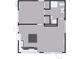 Efficient home floor plan featuring kitchen, living and dining areas, bedroom and bathroom at 701 38Th N Ave, St Petersburg, FL 33704