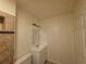 Neat bathroom with tile backsplash and a vanity cabinet at 718 Paris S Ave, St Petersburg, FL 33701