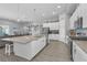 Open-concept kitchen features a large island, stainless appliances, and seamless flow to the living space at 8717 Emeraldwood Way, Land O Lakes, FL 34637
