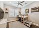 Comfortable bedroom with a bunk bed, neutral colors, and natural light at 101 Biscayne Ave, Tampa, FL 33606