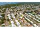 Aerial view of a home in a residential neighborhood close to the bay and local amenities at 11225 59Th Ave, Seminole, FL 33772