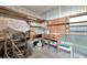 This workshop has a variety of shelving and a space to be creative and complete your projects at 123 Saint Kitts Way, Apollo Beach, FL 33572