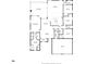 A clear floor plan with dimensions and layout details showing the room locations at 12806 Castlemaine Dr, Tampa, FL 33626