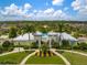 Aerial view of community clubhouse and grounds at 13013 Satin Lily Dr, Riverview, FL 33579