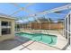 Inviting screened pool with a covered lanai, perfect for outdoor relaxation and entertaining in a private backyard at 1333 Dragon Head Dr, Valrico, FL 33594