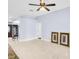 Living Room with marble tile flooring and walls painted a neutral blue at 1424 Ridge Shore Dr, Tarpon Springs, FL 34689