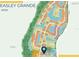 Community map shows the location of Sapphire Point Circle in a gated community at 16411 Sapphire Point Dr, Lakewood Ranch, FL 34211
