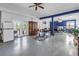 Versatile flex space with an open floor plan, gym, kitchenette, and natural light at 2101 N Pointe Alexis Dr, Tarpon Springs, FL 34689