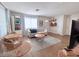 Stylish living room with modern decor, dining area, and bright ambiance at 212 41St S St, St Petersburg, FL 33711