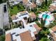 Aerial view of residential community with pool at 2211 Belleair Rd # D3, Clearwater, FL 33764