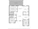 Detailed floor plan showcasing the layout of the primary bedroom, living room, kitchen, and other spaces at 2214 Selkirk St, Valrico, FL 33594