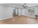 Open floor plan with lots of room for furniture and decor, and with neutral paint at 2214 Selkirk St, Valrico, FL 33594